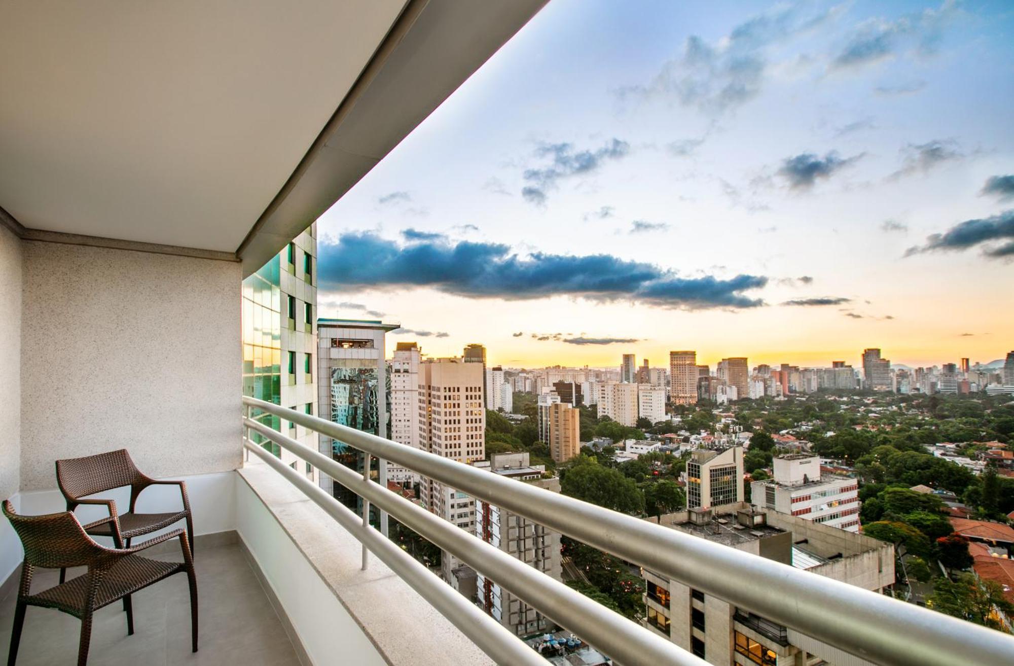 Melia Jardim Europa Hotel Sao Paulo Bagian luar foto View from a balcony