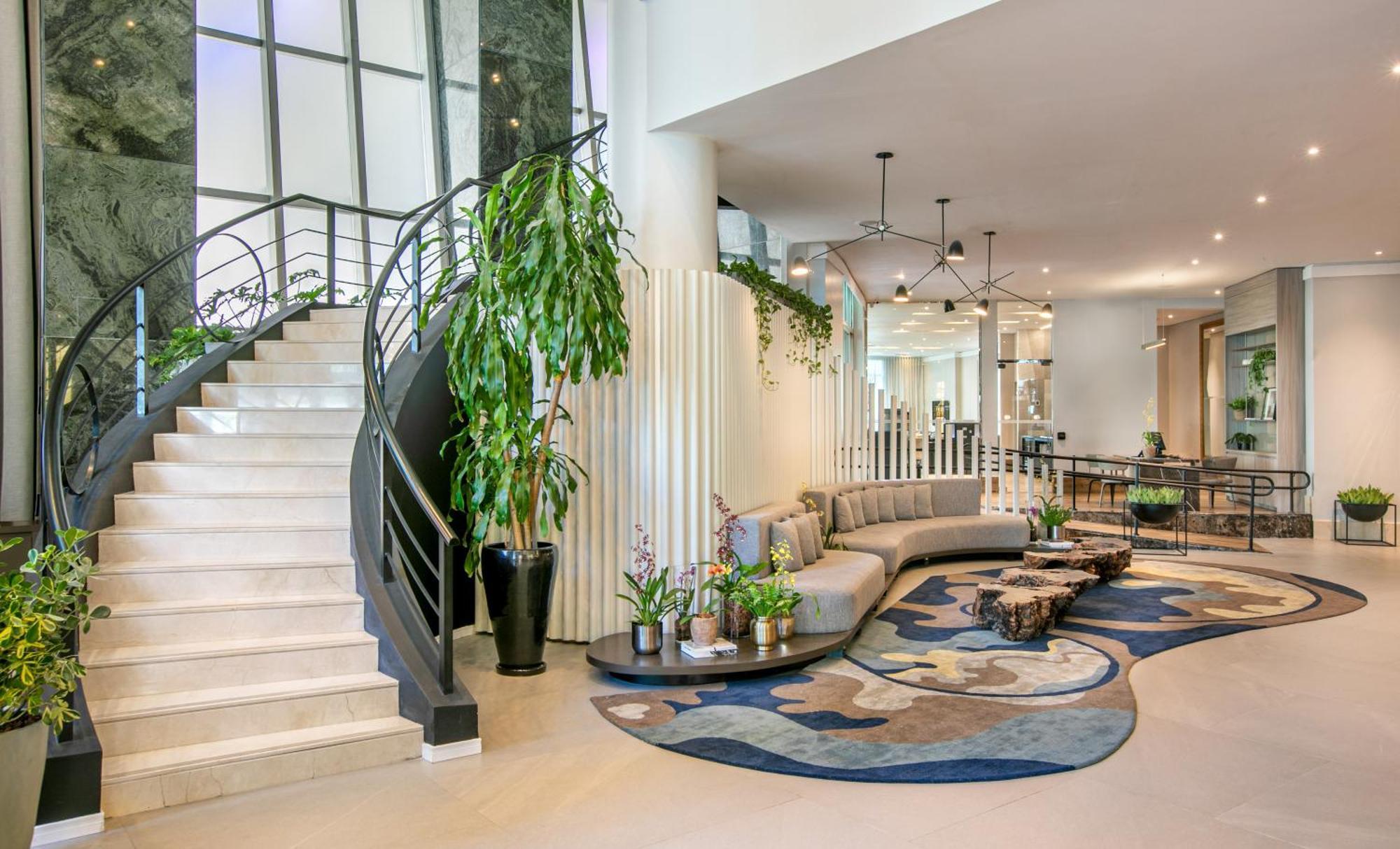Melia Jardim Europa Hotel Sao Paulo Bagian luar foto The lobby of the hotel